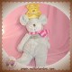 BABYNAT BABY NAT DOUDOU SOURIS GRISE PANTIN ECHARPE ROSE SOS