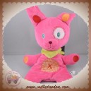 NICOTOY DOUDOU LAPIN ROSE ROND CROIX SOS