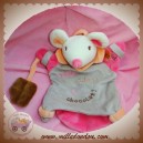 BABYNAT BABY NAT DOUDOU SOURIS NALA MARIONNETTE GRIS CHOCOLAT SOS