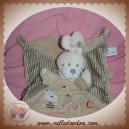 NICOTOY SOS DOUDOU LAPIN ECRU PLAT BEIGE ABC KIABI DESSIN