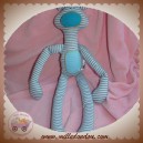 HEMA SOS DOUDOU GIRAFE RENNE TISSU RAYE GRIS