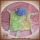 VIBEL SOS DOUDOU CHAT BLEU PLAT VERT ORANGE PATTES