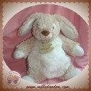 HISTOIRE D'OURS SOS DOUDOU LAPIN BEIGE VENTRE BLANC POIL SOS