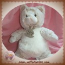 HISTOIRE D'OURS DOUDOU CHAT A POIL BLANC REFLET BEIGE SOS