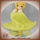 DISNEY SOS DOUDOU LION SIMBA JAUNE PLAT VERT FLEUR