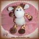 SIP TOYS SOS DOUDOU GIRAFE TACHETE MARRON BEIGE ECRU