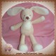 NICOTOY SOS DOUDOU LAPIN ECRU BLANC TRUFFE MARRON