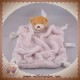 KALOO SOS DOUDOU OURS BEIGE PLAT PLUME MARRON