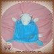 NICOTOY SOS DOUDOU OURS BLANC PLAT BLEU OISEAU ROND