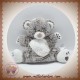 TEX SOS DOUDOU OURS MARIONNETTE MARRON CHINE BLANC