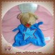 LIEF SOS DOUDOU OURS MARRON BEIGE PLAT ETOILE BLEU