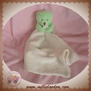 BABYNAT BABY NAT DOUDOU OURS VERT MOUCHOIR SOS