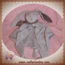 NATALYS SOS DOUDOU LAPIN PLAT VIEUX ROSE ETOILE