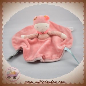 MOULIN ROTY SOS DOUDOU POUPEE FILLE PLAT ROND ROSE MADEMOISELLE RIBAMBELLE