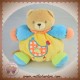 KALOO SOS DOUDOU OURS BEIGE BOULE JAUNE POULE OISEAU