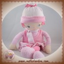 COROLLE SOS DOUDOU POUPEE ROBE ROSE RAYE FLEUR 2010