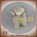 BABYNAT BABY NAT SOS DOUDOU OURS GRIS VERT PANSEMENT