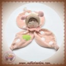 THUN SOS DOUDOU COCCINELLE FILLE ROSE PLAT TREFLE