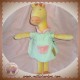 MOULIN ROTY DOUDOU GIRAFE JAUNE ROBE VERTE MUSICAL SOS