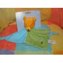 DISNEY SOS DOUDOU WINNIE L'OURSON OURS JAUNE PLAT VERT BLEU