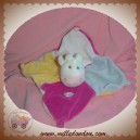 BABYNAT BABY NAT DOUDOU VACHE PLATE ECRU ROSE JAUNE BLEU SOS