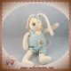 MOULIN ROTY SOS DOUDOU LAPIN MILA CREME ECRU BARBOTEUSE BLEU