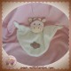 JOLLYBABY DOUDOU VACHE COW DAISY PLATE ECRU SOS