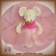 JACADI SOS DOUDOU SOURIS ECRU TUTU ROSE LES PETITES FEES