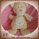 POMMETTE DOUDOU OURS ECRU BLANC ECHARPE SOS