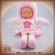 COROLLE SOS DOUDOU POUPEE MLLE ROSE ROBE ROSE FLEURS