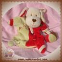 BABYNAT BABY NAT DOUDOU CHIEN MARIONNETTE JAUNE ROUGE DIABOLO SOS