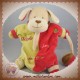 BABYNAT BABY NAT DOUDOU CHIEN MARIONNETTE JAUNE ROUGE DIABOLO SOS