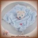 KIMBALOO DOUDOU OURS CHIEN GRIS CORPS PLAT BLEU VOITURE VIB SOS