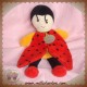 DOUDOU ET COMPAGNIE PELUCHE COCCINELLE COCCIDOUX PLAT AVEC JAMBE