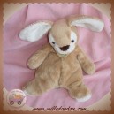 DOUDOU ET COMPAGNIE SOS LAPIN BEIGE ET BLANC TRUFFE MARRON 