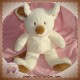 AJENA SOS DOUDOU PELUCHE SOURIS ECRU MARRON HOCHET