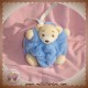 KALOO SOS DOUDOU OURS PLUME BLEU ACCROCHE TETINE 11 C