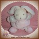 KALOO SOS DOUDOU LAPIN BOULE ROSE LILIBLUE BRAS FLEUR