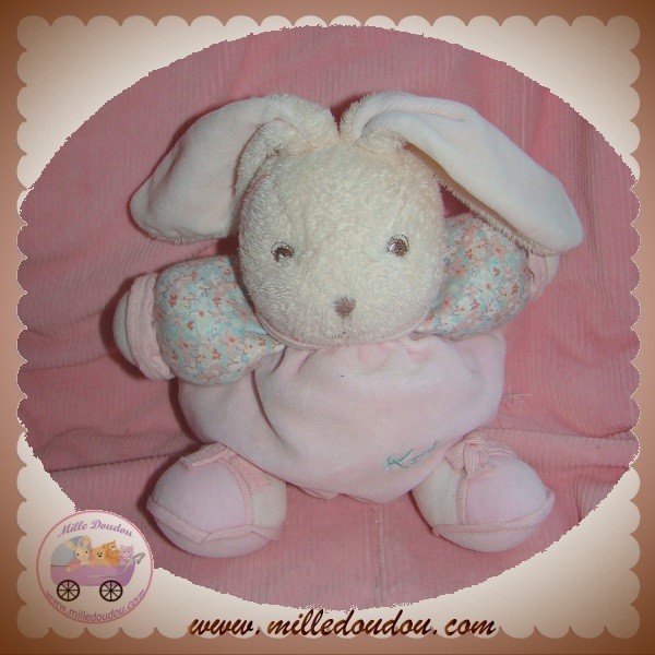  spécialiste en sos doudou boule lapin kaloo rose et beige