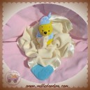 DISNEY DOUDOU WINNIE L'OURSON PLAT MOUCHOIR JAUNE DENTITION