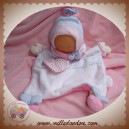 COROLLE DOUDOU POUPEE PLATE ROSE COEUR MAUVE SOS