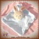 SUCRE D'ORGE SOS DOUDOU LAPIN BEIGE CORPS PLAT BLEU