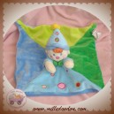 NICOTOY SOS DOUDOU CLOWN LUTIN PLAT BLEU VERT KIABI