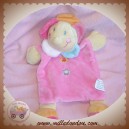 KIABI SOS DOUDOU PELUCHE FLEUR PLATE ROSE EVEIL 