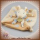 DOUDOU ET COMPAGNIE SOS SOURIS DOUVELOURS PLATE BEIGE ECRU 